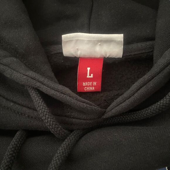 Mitchell & Ness NFL Black Pullover Hoodie Men's Size L Long Sleeve WE RUN AS ONE - Picture 9 of 11